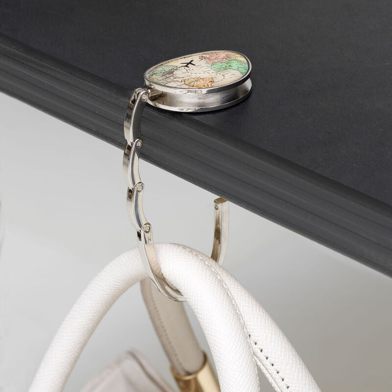 Legami Bag Hanger | Travel | In Use | Unique Gift Ideas for Her | for Mom | for Women | for Females | for Wife | for Sister | for Girlfriend | for Grandma | for Friends | for Birthday | Gifting Made Simple