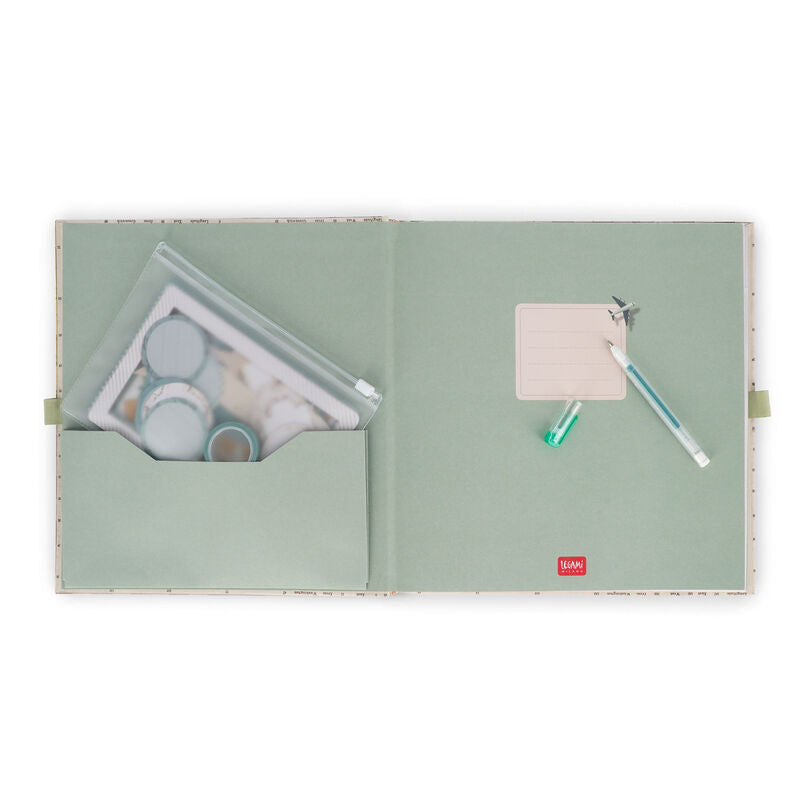 Legami Photo Album Travel | Open | Unique Gift Ideas for Her | for Mom | for Women | for Females | for Wife | for Sister | for Girlfriend | for Grandma | for Friends | for Birthday | Gifting Made Simple