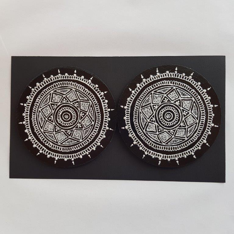 Mehndi-Inspired Coasters