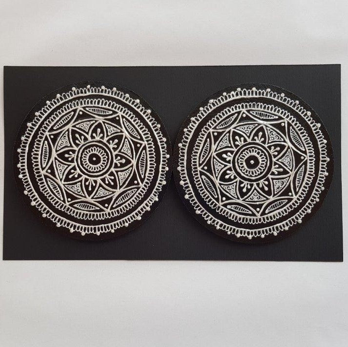 Mehndi-Inspired Coasters