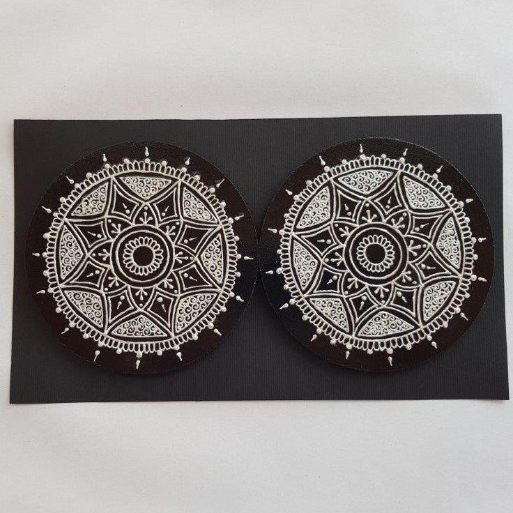 Mehndi-Inspired Coasters