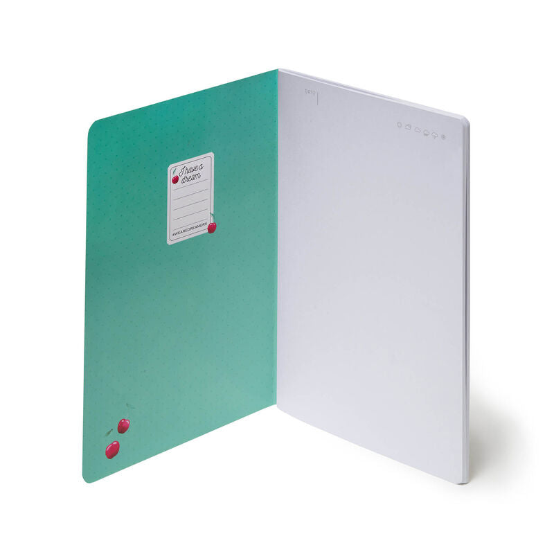 Legami A5 Notebook | Cherry Open | Unique Gift Ideas for Her | for Mom | for Women | for Females | for Wife | for Sister | for Girlfriend | for Grandma | for Friends | for Birthday | Gifting Made Simple | Unique Gift Ideas for Him | for Dad | for Men | for Males | for Husband | for Brother | for Boyfriend | for Grandad