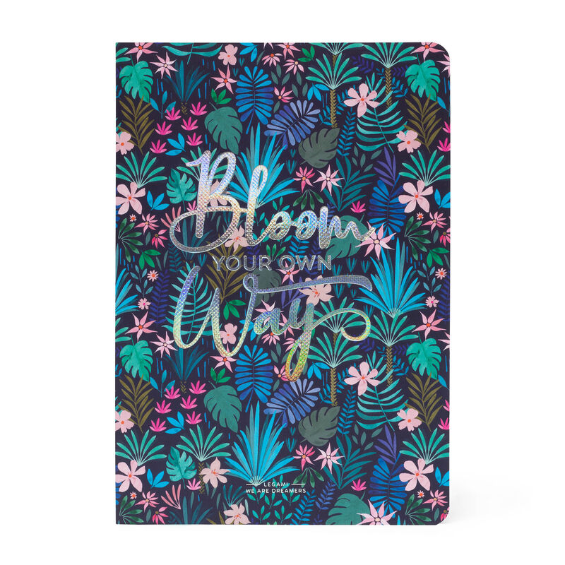 Legami A5 Notebook | Flora Cover | Unique Gift Ideas for Her | for Mom | for Women | for Females | for Wife | for Sister | for Girlfriend | for Grandma | for Friends | for Birthday | Gifting Made Simple | Unique Gift Ideas for Him | for Dad | for Men | for Males | for Husband | for Brother | for Boyfriend | for Grandad