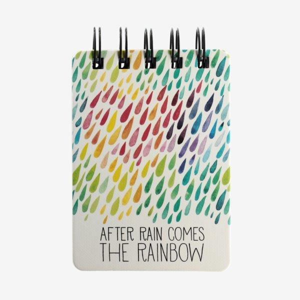 Legami Mini Spiral Notebook | After Rain | Unique Gift Ideas for Her | for Mom | for Women | for Females | for Wife | for Sister | for Girlfriend | for Grandma | for Friends | for Birthday | Gifting Made Simple | Unique Gift Ideas for Him | for Dad | for Men | for Males | for Husband | for Brother | for Boyfriend | for Grandad