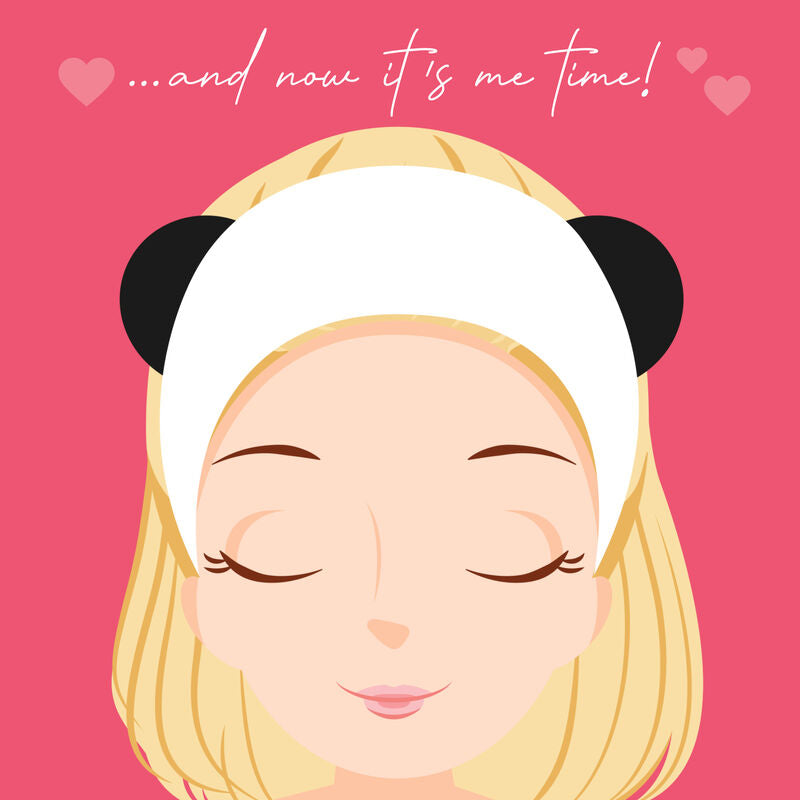 Legami Hairband | Panda | In Use | Unique Gift Ideas for Her | for Mom | for Women | for Females | for Wife | for Sister | for Girlfriend | for Grandma | for Friends | for Birthday | Gifting Made Simple