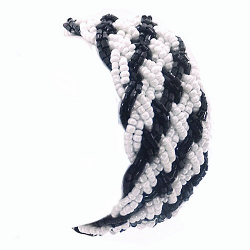 metallic mermaid black & white beaded bracelet gifts gift ideas gifting made simple