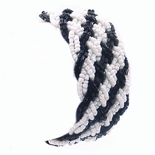 metallic mermaid black & white beaded bracelet gifts gift ideas gifting made simple