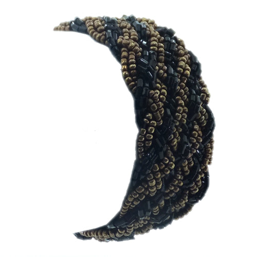 metallic mermaid copper & black beaded bracelet gifts gift ideas gifting made simple