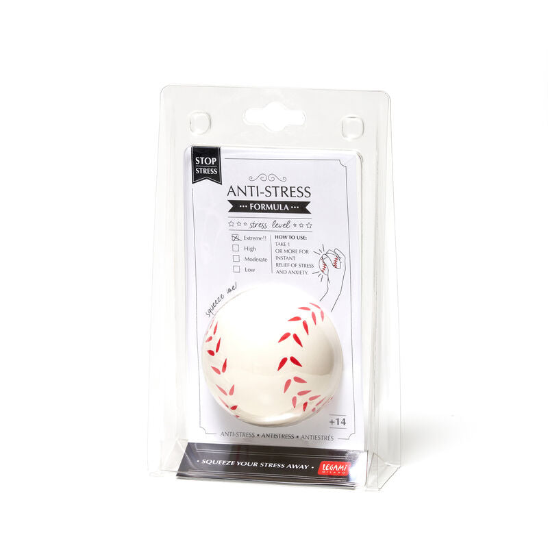 Legami Anti Stress Ball | Baseball Package| Unique Gift Ideas for Her | for Mom | for Women | for Females | for Wife | for Sister | for Girlfriend | for Grandma | for Friends | for Birthday | Gifting Made Simple | Unique Gift Ideas for Him | for Dad | for Men | for Males | for Husband | for Brother | for Boyfriend | for Grandad