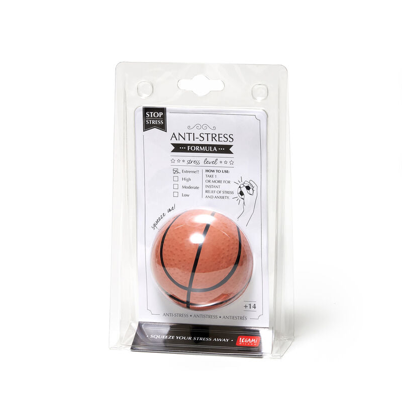 Legami Anti Stress Ball | Basketball Package| Unique Gift Ideas for Her | for Mom | for Women | for Females | for Wife | for Sister | for Girlfriend | for Grandma | for Friends | for Birthday | Gifting Made Simple | Unique Gift Ideas for Him | for Dad | for Men | for Males | for Husband | for Brother | for Boyfriend | for Grandad