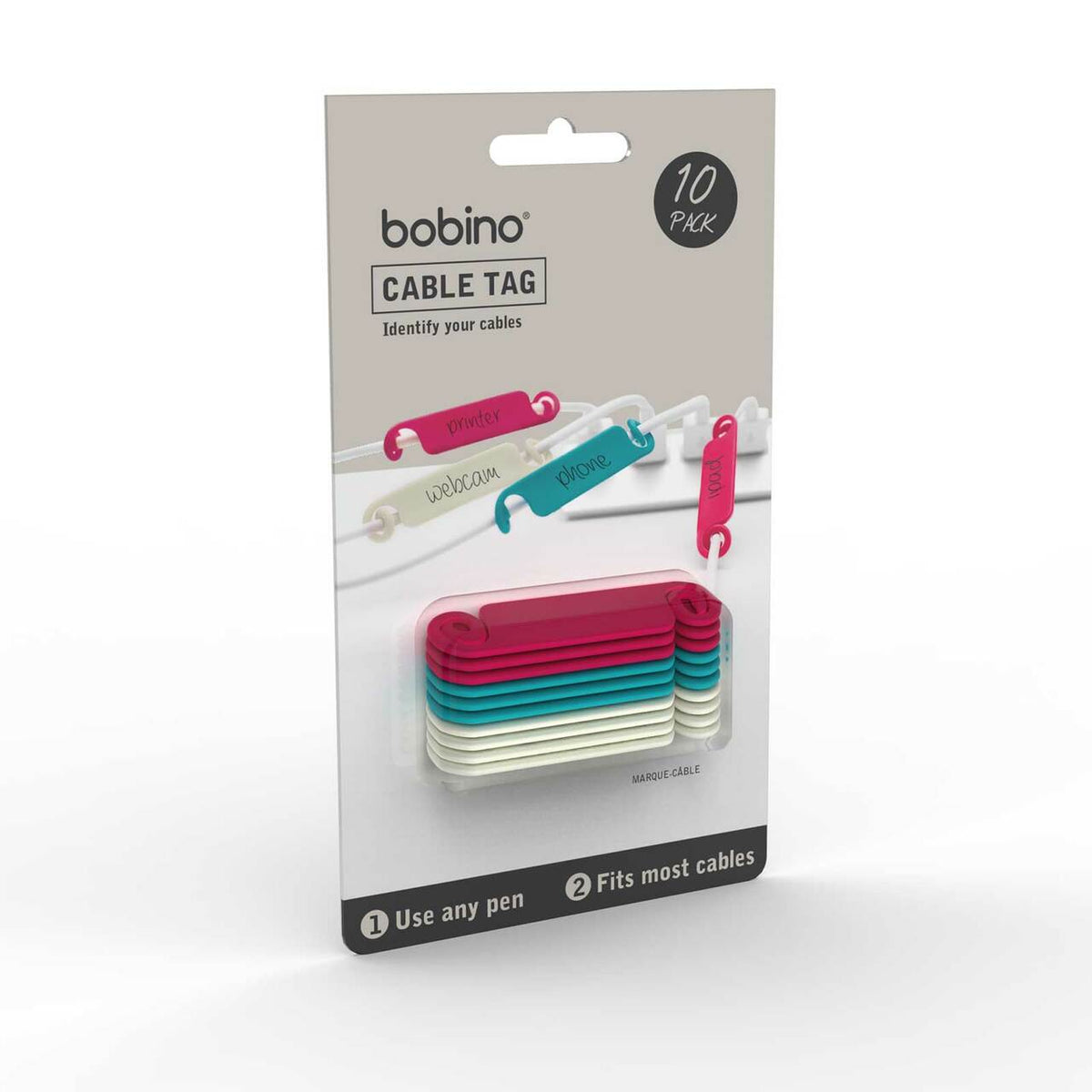 Bobino Cable Tags | Blister | Unique Gift Ideas for Her | for Mom | for Women | for Females | for Wife | for Sister | for Girlfriend | for Grandma | for Friends | for Birthday | Gifting Made Simple | Unique Gift Ideas for Him | for Dad | for Men | for Males | for Husband | for Brother | for Boyfriend | for Grandad