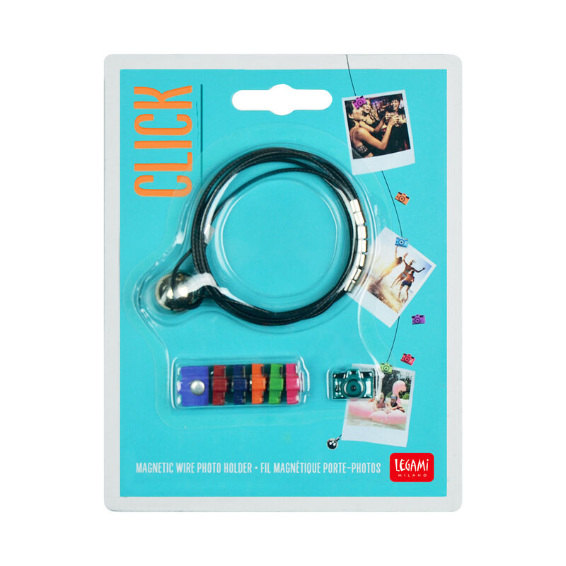 Legami Magnetic Wire Photo Holder | Camera | Packaging | Unique Gift Ideas for Her | for Mom | for Women | for Females | for Wife | for Sister | for Girlfriend | for Grandma | for Friends | for Birthday | Gifting Made Simple | Unique Gift Ideas for Him | for Dad | for Men | for Males | for Husband | for Brother | for Boyfriend | for Grandad