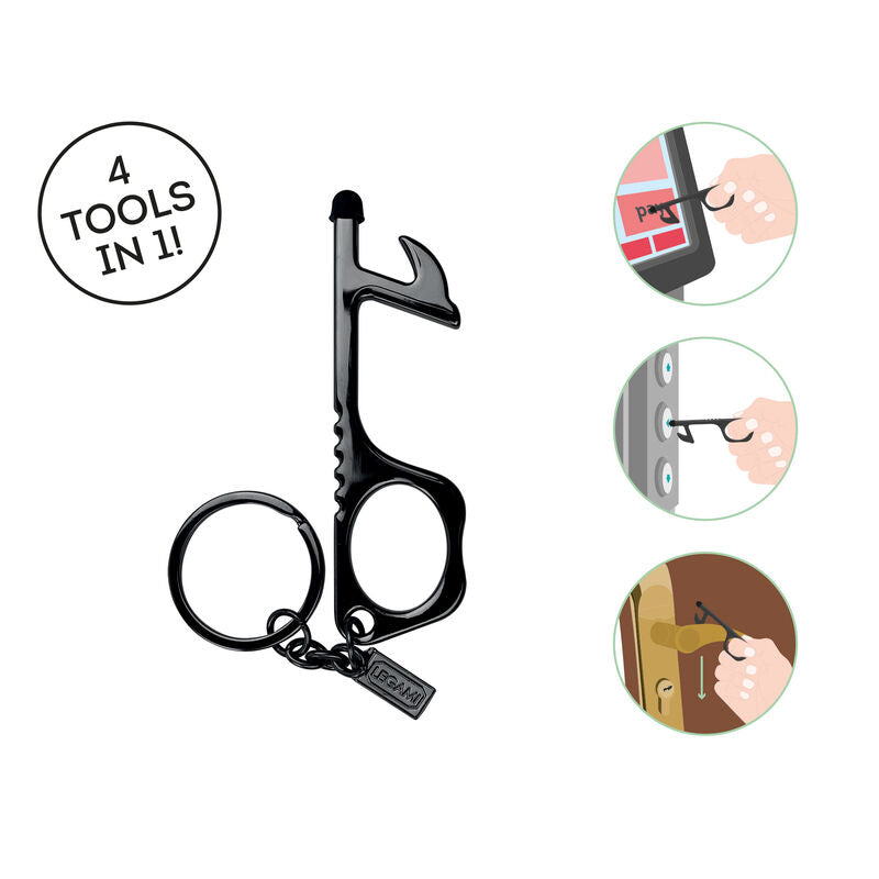 Legami SOS No-Touch Key Ring | Unique Gift Ideas for Her | for Mom | for Women | for Females | for Wife | for Sister | for Girlfriend | for Grandma | for Friends | for Birthday | Gifting Made Simple | Unique Gift Ideas for Him | for Dad | for Men | for Males | for Husband | for Brother | for Boyfriend | for Grandad