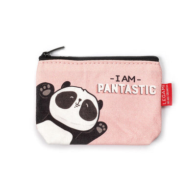 Legami Cotton Coin Purse Panda | Cover | Unique Gift Ideas for Her | for Mom | for Women | for Females | for Wife | for Sister | for Girlfriend | for Grandma | for Friends | for Birthday | Gifting Made Simple | Unique Gift Ideas for Him | for Dad | for Men | for Males | for Husband | for Brother | for Boyfriend | for Grandad