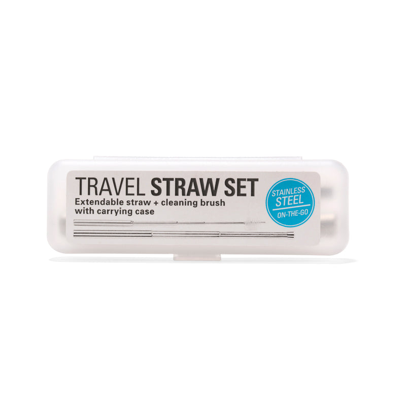 Kikkerland Travel Straw Kit | Cover | Unique Gift Ideas for Her | for Mom | for Women | for Females | for Wife | for Sister | for Girlfriend | for Grandma | for Friends | for Birthday | Gifting Made Simple | Unique Gift Ideas for Him | for Dad | for Men | for Males | for Husband | for Brother | for Boyfriend | for Grandad