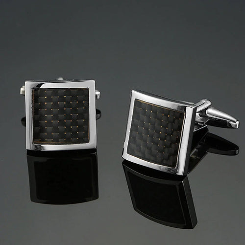 Cufflinks South Africa | Classic | Carbon Fibre | Unique Gift Ideas for Him | for Dad | for Men | for Males | for Husband | for Brother | for Boyfriend | for Grandad | for Friends | for Birthday | Gifting Made Simple