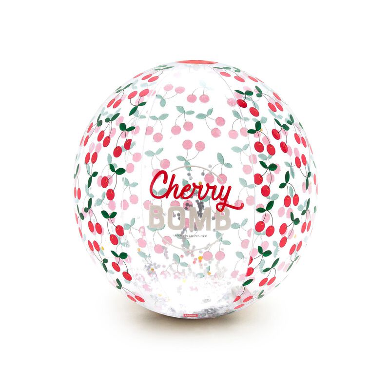 Legami Inflatable Beach Ball - Cherry | Cover | Unique Gift Ideas for Her | for Mom | for Women | for Females | for Wife | for Sister | for Girlfriend | for Grandma | for Friends | for Birthday | Gifting Made Simple | Unique Gift Ideas for Him | for Dad | for Men | for Males | for Husband | for Brother | for Boyfriend | for Grandad
