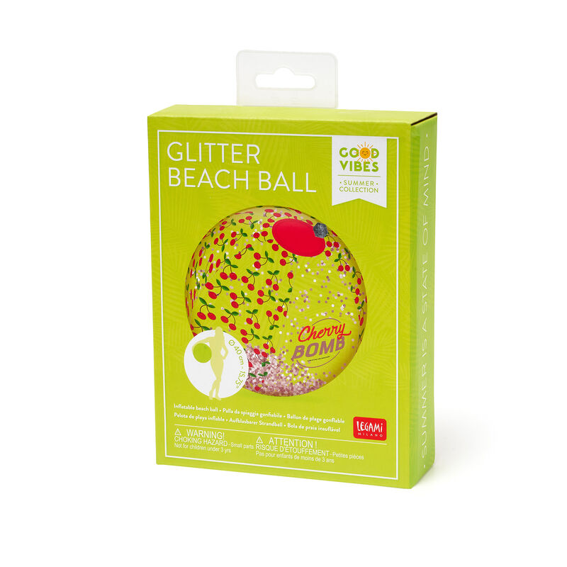 Legami Inflatable Beach Ball - Cherry | Box| Unique Gift Ideas for Her | for Mom | for Women | for Females | for Wife | for Sister | for Girlfriend | for Grandma | for Friends | for Birthday | Gifting Made Simple | Unique Gift Ideas for Him | for Dad | for Men | for Males | for Husband | for Brother | for Boyfriend | for Grandad