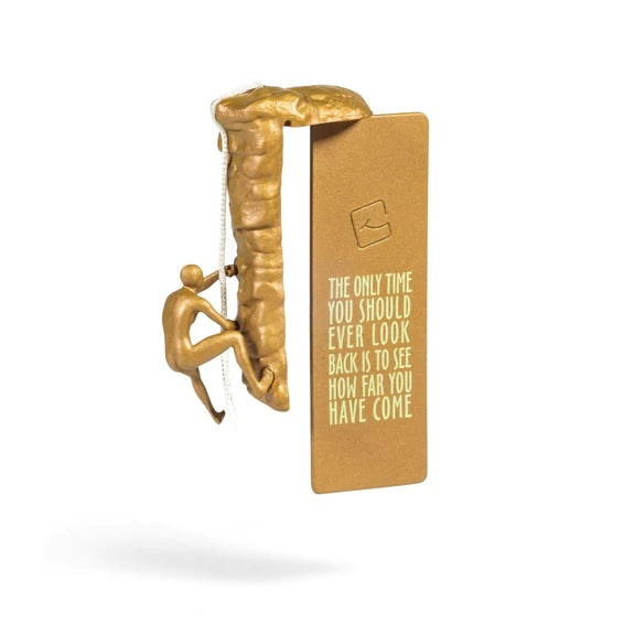 Thinking Gifts Cliffhanger Bookmark | Climbing | Cover | Unique Gift Ideas for Her | for Mom | for Women | for Females | for Wife | for Sister | for Girlfriend | for Grandma | for Friends | for Birthday | Gifting Made Simple | Unique Gift Ideas for Him | for Dad | for Men | for Males | for Husband | for Brother | for Boyfriend | for Grandad