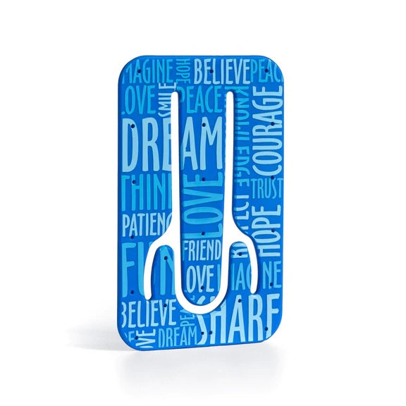 Thinking Gifts Flexistand Phone Stand | Blue Words | Cover | Unique Gift Ideas for Her | for Mom | for Women | for Females | for Wife | for Sister | for Girlfriend | for Grandma | for Friends | for Birthday | Gifting Made Simple | Unique Gift Ideas for Him | for Dad | for Men | for Males | for Husband | for Brother | for Boyfriend | for Grandad