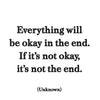 Quotable Everything will be okay card Gift Ideas Gifting Gift Shop
