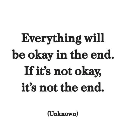 Quotable Everything will be okay card Gift Ideas Gifting Gift Shop