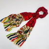 Floral Scarf | Red Paisley | Unique Gift Ideas for Her | for Mom | for Women | for Females | for Wife | for Sister | for Girlfriend | for Grandma | for Friends | for Birthday | Gifting Made Simple
