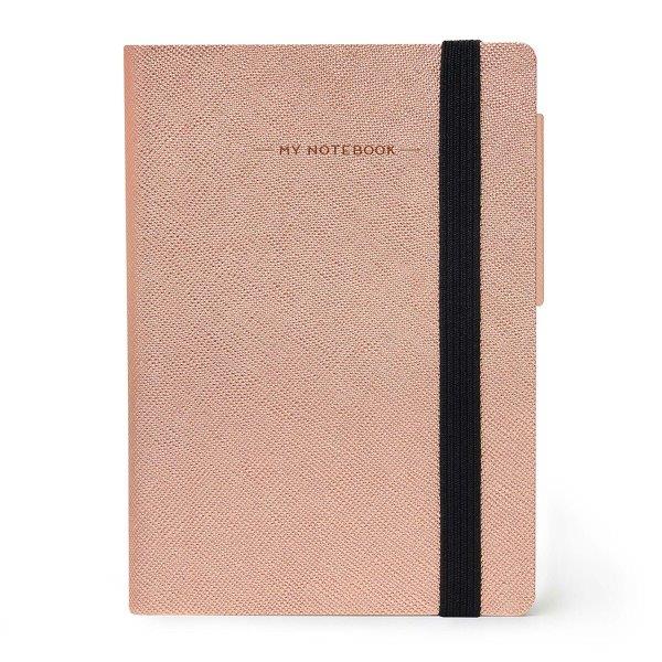 Legami My Notebook Rose Gold | Cover | Unique Gift Ideas for Her | for Mom | for Women | for Females | for Wife | for Sister | for Girlfriend | for Grandma | for Friends | for Birthday | Gifting Made Simple