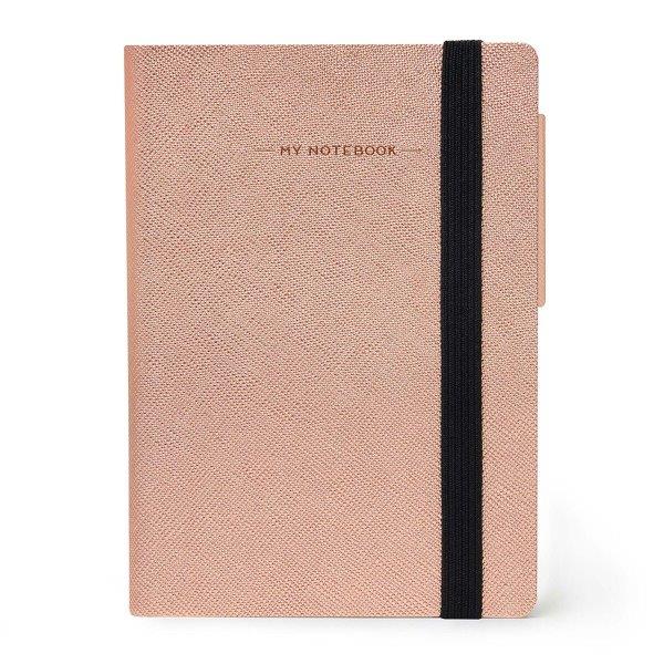 Legami My Notebook Rose Gold | Cover | Unique Gift Ideas for Her | for Mom | for Women | for Females | for Wife | for Sister | for Girlfriend | for Grandma | for Friends | for Birthday | Gifting Made Simple