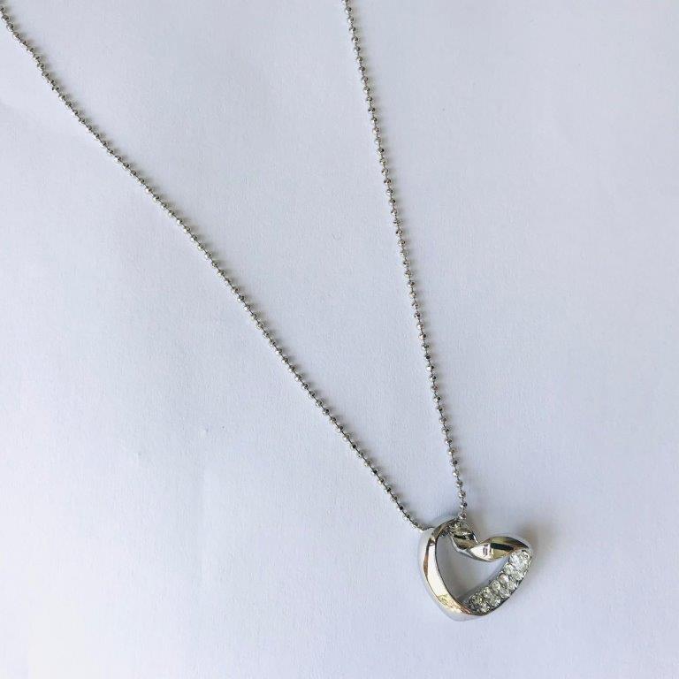 Metallic Mermaid | Twisted Heart Necklace | Unique Gift Ideas for Her | for Mom | for Women | for Females | for Wife | for Sister | for Girlfriend | for Grandma | for Friends | for Birthday | Gifting Made Simple