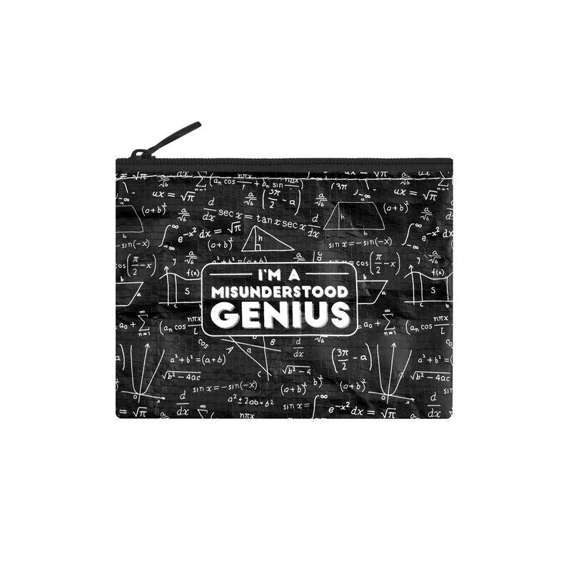 Legami Coin Purse | Genius | Unique Gift Ideas for Her | for Mom | for Women | for Females | for Wife | for Sister | for Girlfriend | for Grandma | for Friends | for Birthday | Gifting Made Simple