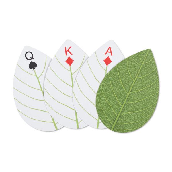 Kikkerland Leaf Playing Cards In Use | Vintage Memories | Gift Ideas For Him | For Brother | For Men | For Husband | Gifting Made Simple