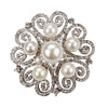 Brooch | Sparkles & Pearls Blossom | Unique Gift Ideas for Her | for Mom | for Women | for Females | for Wife | for Sister | for Girlfriend | for Grandma | for Friends | for Birthday | Gifting Made Simple