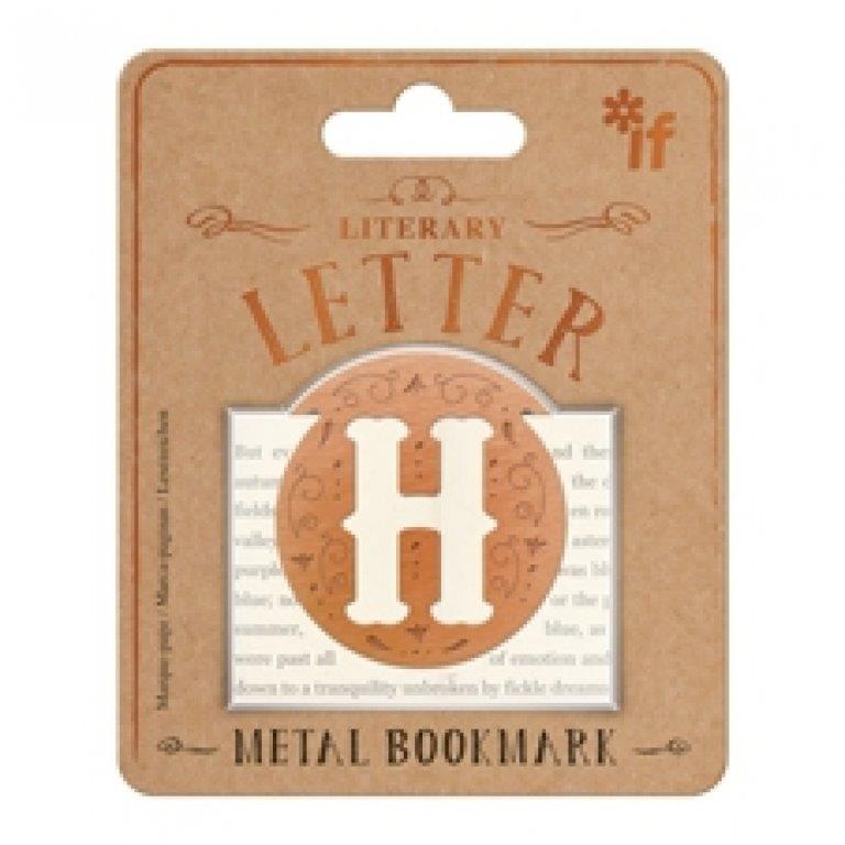 Literary Letter Brass Bookmarks
