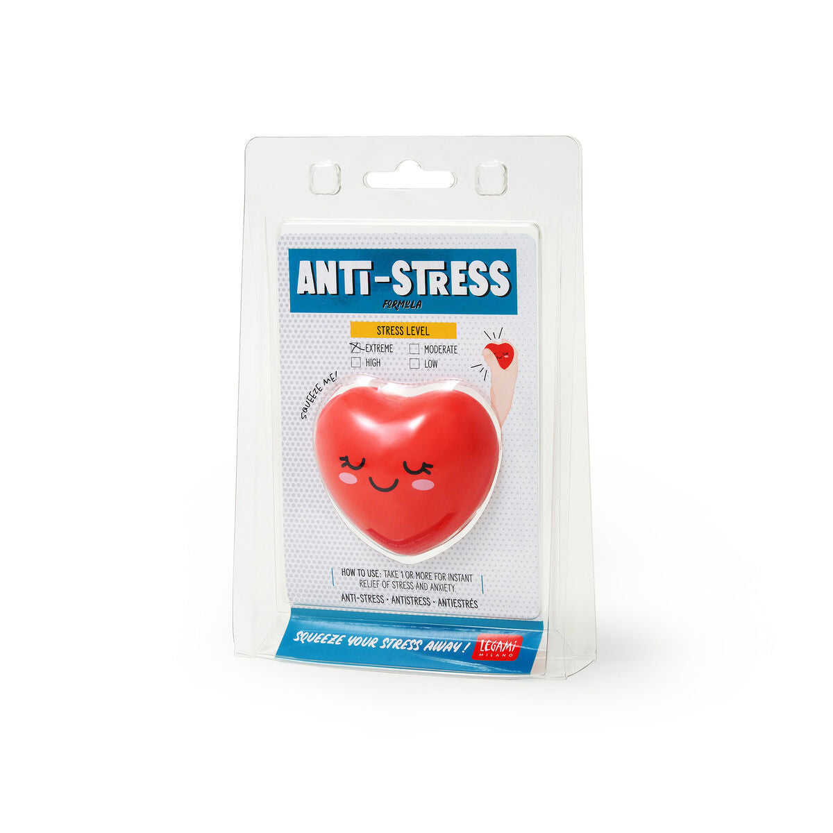 Legami Anti Stress Ball | Heart Packaging | Unique Gift Ideas for Her | for Mom | for Women | for Females | for Wife | for Sister | for Girlfriend | for Grandma | for Friends | for Birthday | Gifting Made Simple | Unique Gift Ideas for Him | for Dad | for Men | for Males | for Husband | for Brother | for Boyfriend | for Grandad