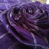 Purple winter scarf