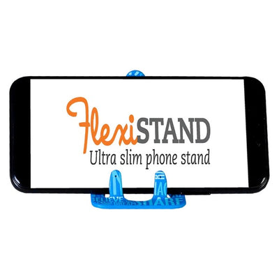 Thinking Gifts Flexistand Phone Stand | Blue Words | In Use Landscape | Unique Gift Ideas for Her | for Mom | for Women | for Females | for Wife | for Sister | for Girlfriend | for Grandma | for Friends | for Birthday | Gifting Made Simple | Unique Gift Ideas for Him | for Dad | for Men | for Males | for Husband | for Brother | for Boyfriend | for Grandad