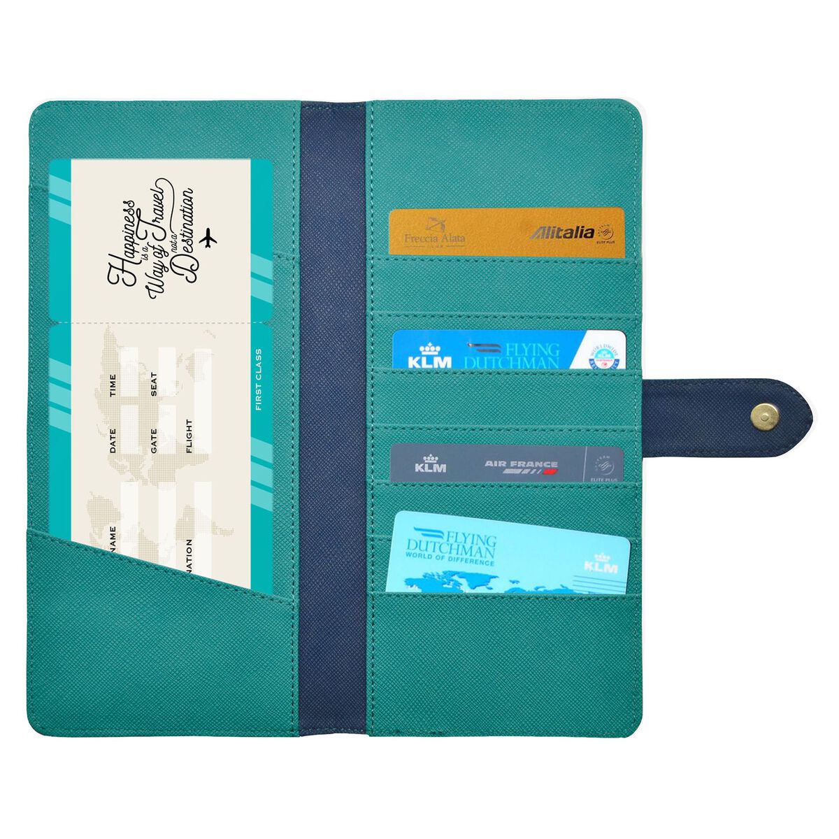 Legami Travel Organiser | Turquoise Inside| Unique Gift Ideas for Her | for Mom | for Women | for Females | for Wife | for Sister | for Girlfriend | for Grandma | for Friends | for Birthday | Gifting Made Simple