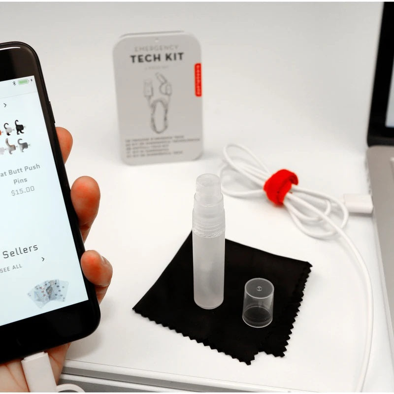 Kikkerland | Emergency Tech Kit | In Use| Unique Gift Ideas for Him | for Dad | for Men | for Males | for Husband | for Brother | for Boyfriend | for Grandad | for Friends | for Birthday | Gifting Made Simple