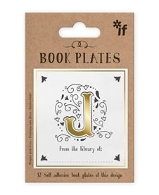Vintage Letter Book Plates