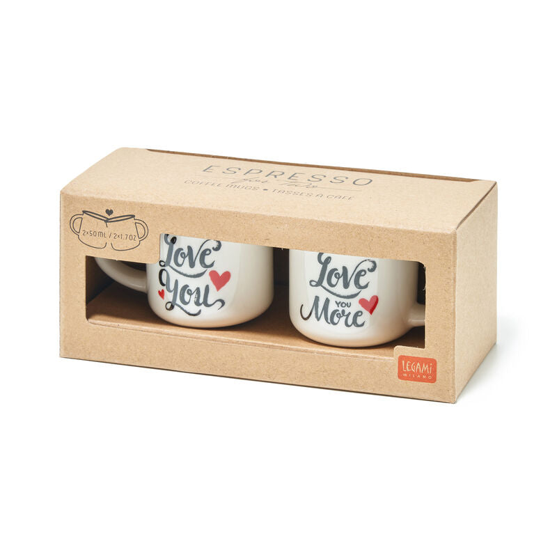 Legami Espresso For Two | Love You Box | Unique Gift Ideas for Her | for Mom | for Women | for Females | for Wife | for Sister | for Girlfriend | for Grandma | for Friends | for Birthday | Gifting Made Simple | Unique Gift Ideas for Him | for Dad | for Men | for Males | for Husband | for Brother | for Boyfriend | for Grandad