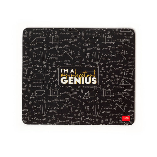 Legami Mousepad Genius | Cover | Unique Gift Ideas for Her | for Mom | for Women | for Females | for Wife | for Sister | for Girlfriend | for Grandma | for Friends | for Birthday | Gifting Made Simple | Unique Gift Ideas for Him | for Dad | for Men | for Males | for Husband | for Brother | for Boyfriend | for Grandad