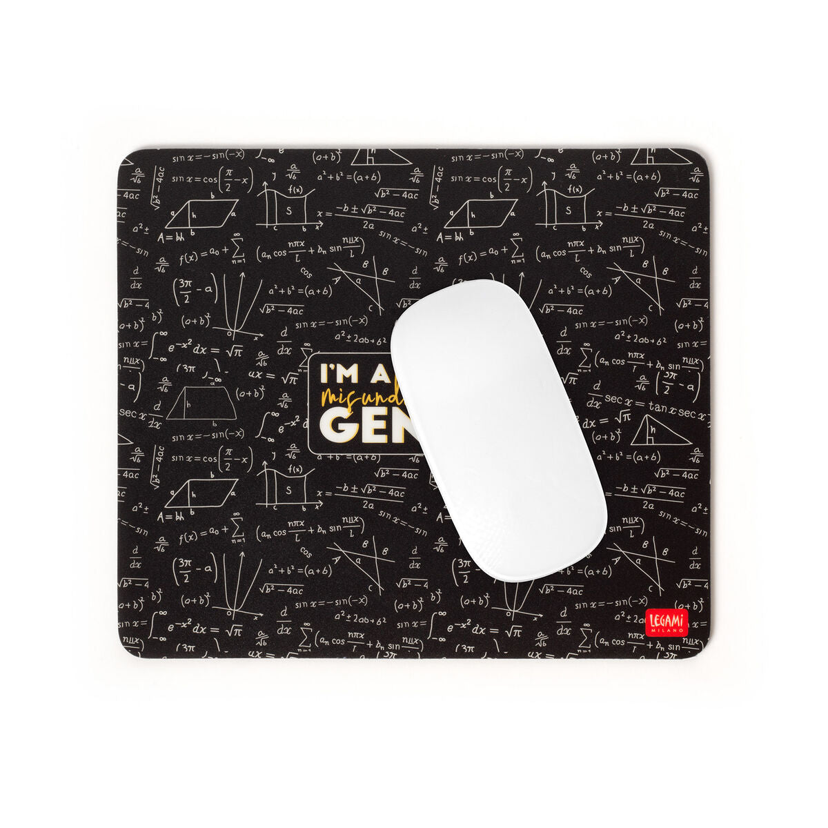 Legami Mousepad Genius | In Use | Unique Gift Ideas for Her | for Mom | for Women | for Females | for Wife | for Sister | for Girlfriend | for Grandma | for Friends | for Birthday | Gifting Made Simple | Unique Gift Ideas for Him | for Dad | for Men | for Males | for Husband | for Brother | for Boyfriend | for Grandad