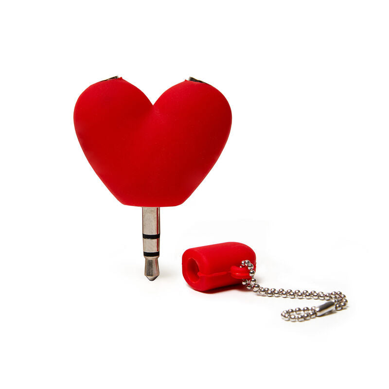 Legami Audio Splitter | Heart Open | Unique Gift Ideas for Her | for Mom | for Women | for Females | for Wife | for Sister | for Girlfriend | for Grandma | for Friends | for Birthday | Gifting Made Simple | Unique Gift Ideas for Him | for Dad | for Men | for Males | for Husband | for Brother | for Boyfriend | for Grandad