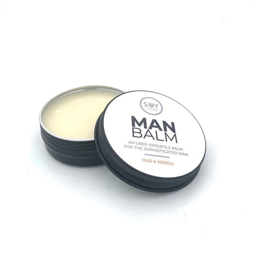 SoyLites Man Balm | Oud | Unique Gift Ideas for Friends | for Birthday | Gifting Made Simple | Unique Gift Ideas for Him | for Dad | for Men | for Males | for Husband | for Brother | for Boyfriend | for Grandad