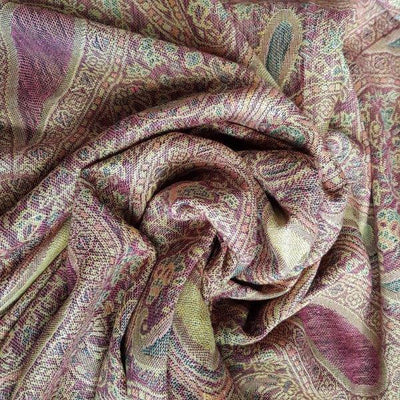 Exquisite Pashminas | Mauve Paisley | Unique Gift Ideas for Her | for Mom | for Women | for Females | for Wife | for Sister | for Girlfriend | for Grandma | for Friends | for Birthday | Gifting Made Simple