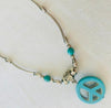 Metallic Mermaid Necklace | Turquoise Peace | Unique Gift Ideas for Her | for Mom | for Women | for Females | for Wife | for Sister | for Girlfriend | for Grandma | for Friends | for Birthday | Gifting Made Simple