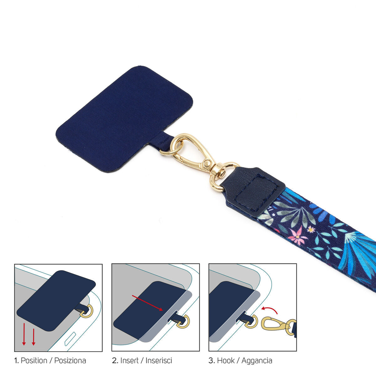 Legami Phone Lanyard | Flora How To | Unique Gift Ideas for Her | for Mom | for Women | for Females | for Wife | for Sister | for Girlfriend | for Grandma | for Friends | for Birthday | Gifting Made Simple | Unique Gift Ideas for Him | for Dad | for Men | for Males | for Husband | for Brother | for Boyfriend | for Grandad