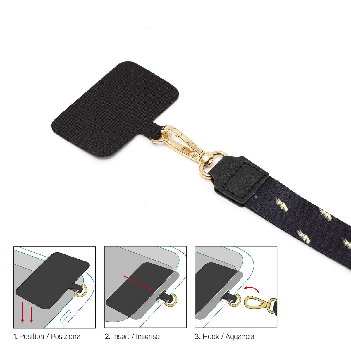 Legami Phone Lanyard | Flash How To | Unique Gift Ideas for Her | for Mom | for Women | for Females | for Wife | for Sister | for Girlfriend | for Grandma | for Friends | for Birthday | Gifting Made Simple | Unique Gift Ideas for Him | for Dad | for Men | for Males | for Husband | for Brother | for Boyfriend | for Grandad