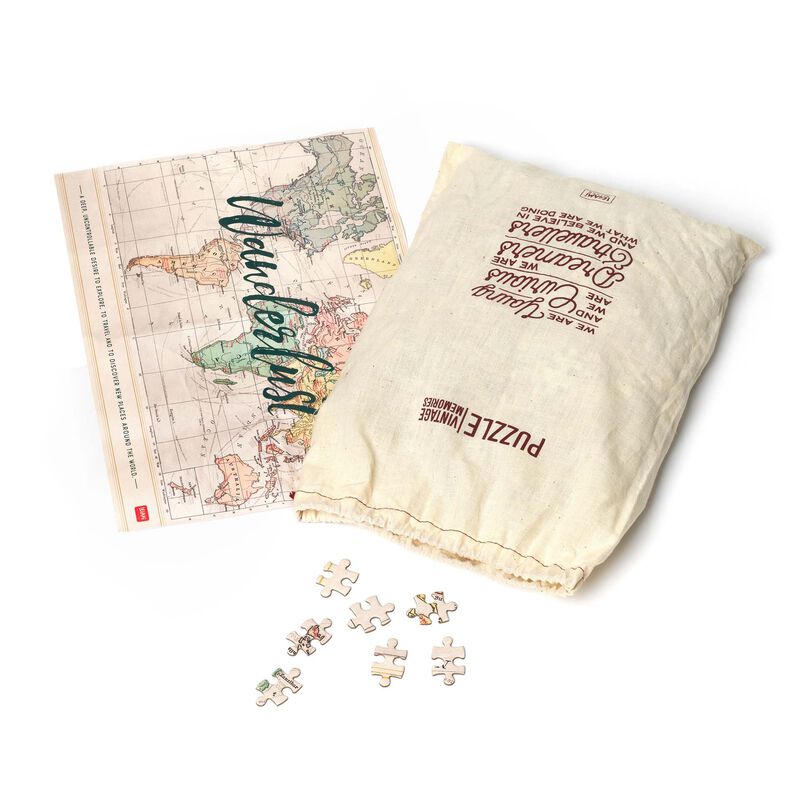 Legami 1000pc Puzzle | Travel | Puzzle Bag | Unique Gift Ideas for Her | for Mom | for Women | for Females | for Wife | for Sister | for Girlfriend | for Grandma | for Friends | for Birthday | Gifting Made Simple | Unique Gift Ideas for Him | for Dad | for Men | for Males | for Husband | for Brother | for Boyfriend | for Grandad